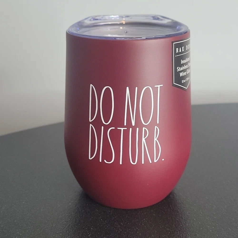 Rae Dunn Stainless Steel 12 oz Do Not Disturb Tumbler, NWT